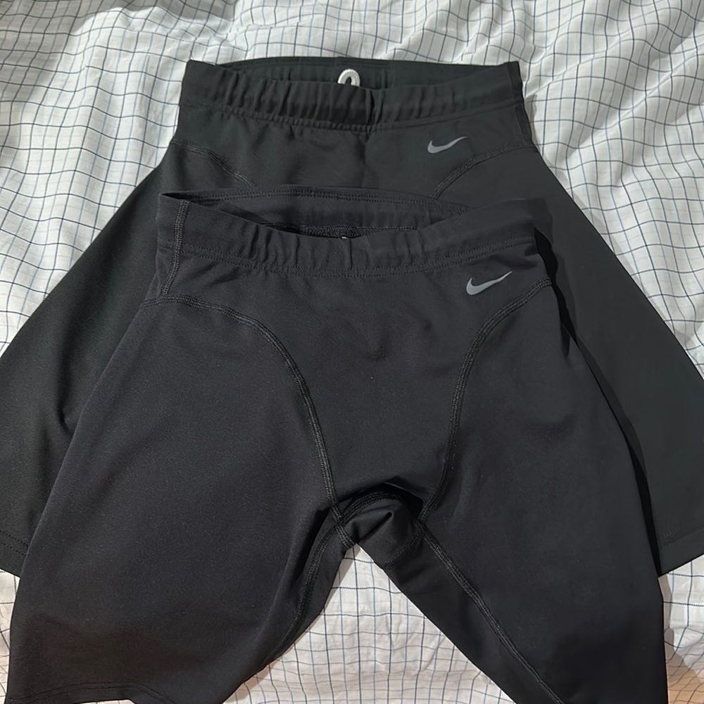 2 Medium Nike Compression Shorts